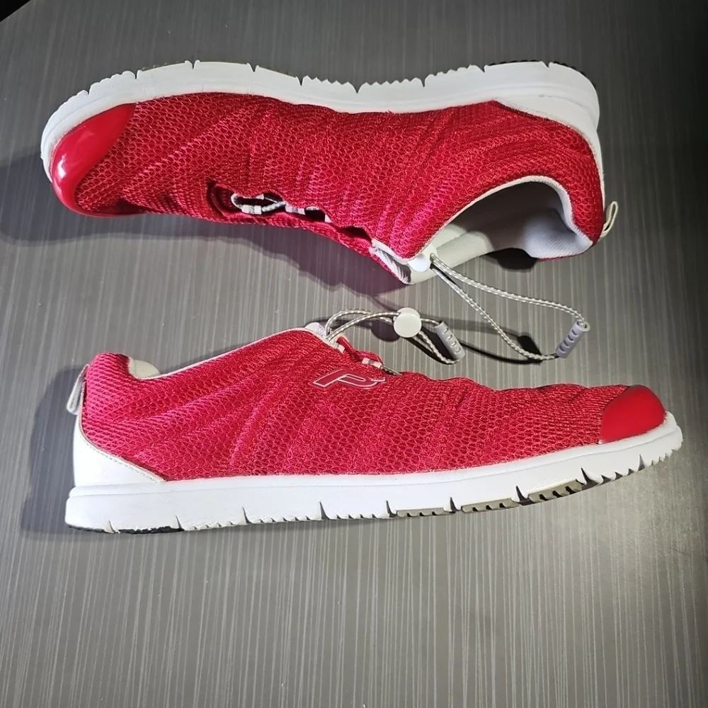Propet Travel Walker II Women’s 11N(AA) Mesh Comfort Sneakers Red W3239 PreOwned